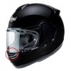 Arai IM-typ AXCES-II bradový větrák Pearl-Black